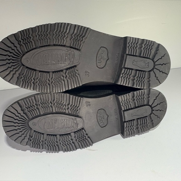 RARE Canadian Anfibio Leather Winter Boots Inuit Art Motif (Size US 6.5-7) - Picture 10 of 12